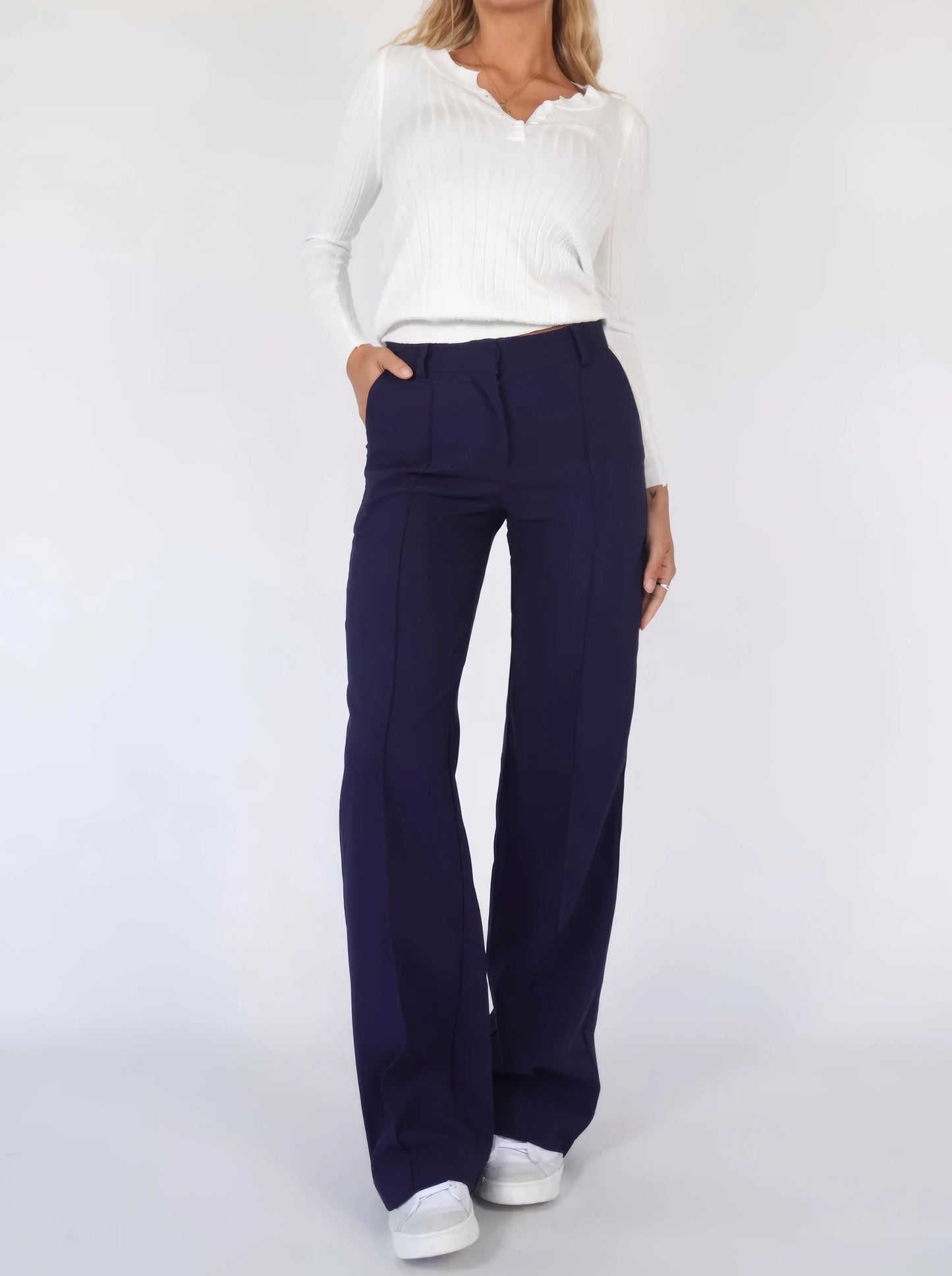 Pantalon à Taille Haute