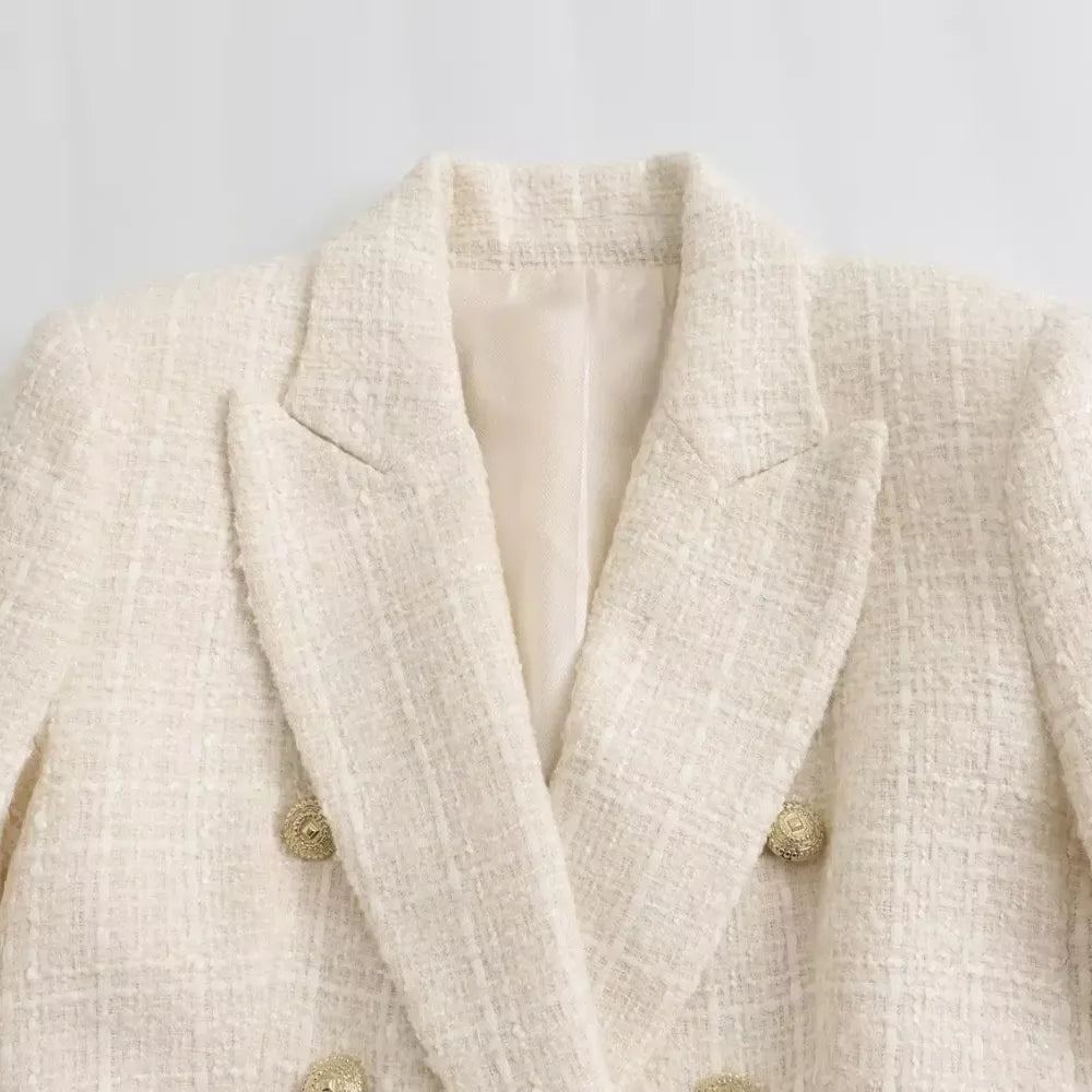 Blazer à Double Boutonnage