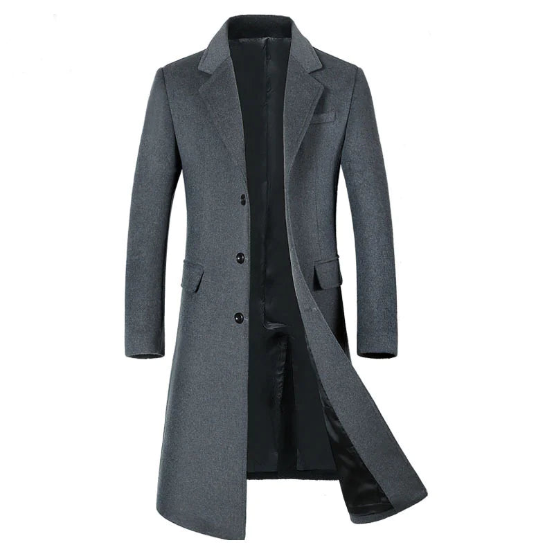 Manteau Long en Laine