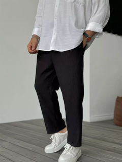 ÉMILE - Pantalon à texture côtelée