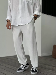 ÉMILE - Pantalon à texture côtelée
