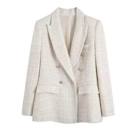 Blazer à Double Boutonnage