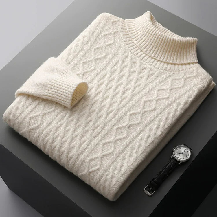 Pull en Maille Torsadée