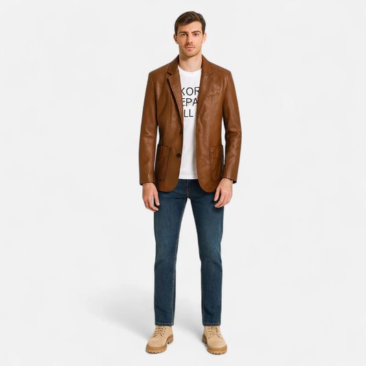 Veste en Cuir Bellucci