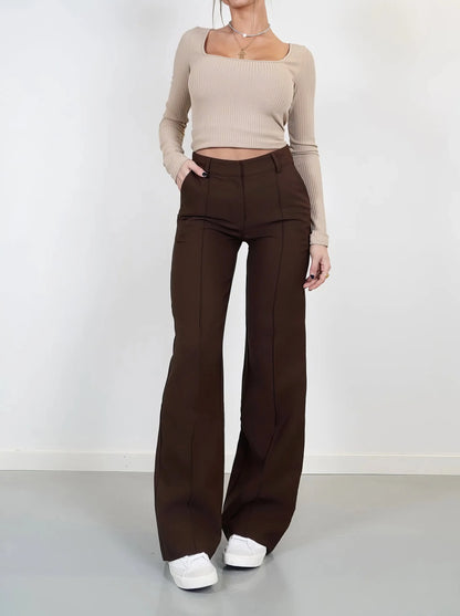 Pantalon à Taille Haute