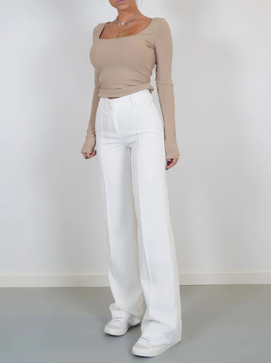 Pantalon à Taille Haute