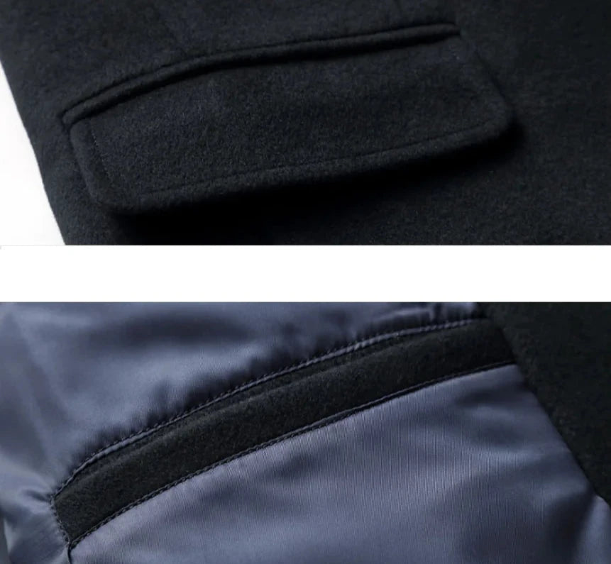 Manteau Long en Laine
