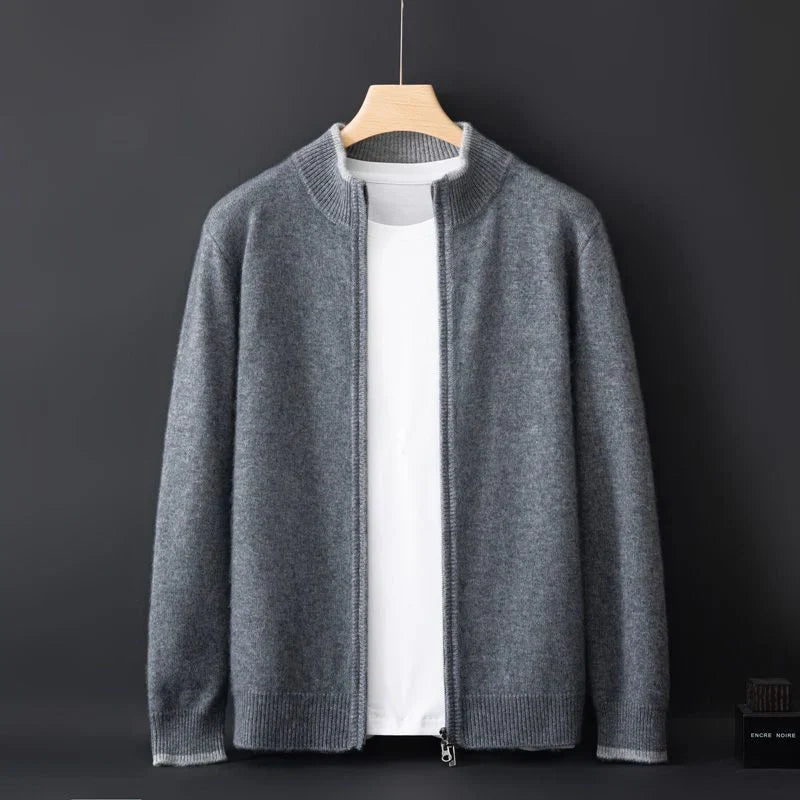Veste Zipée en Cachemire