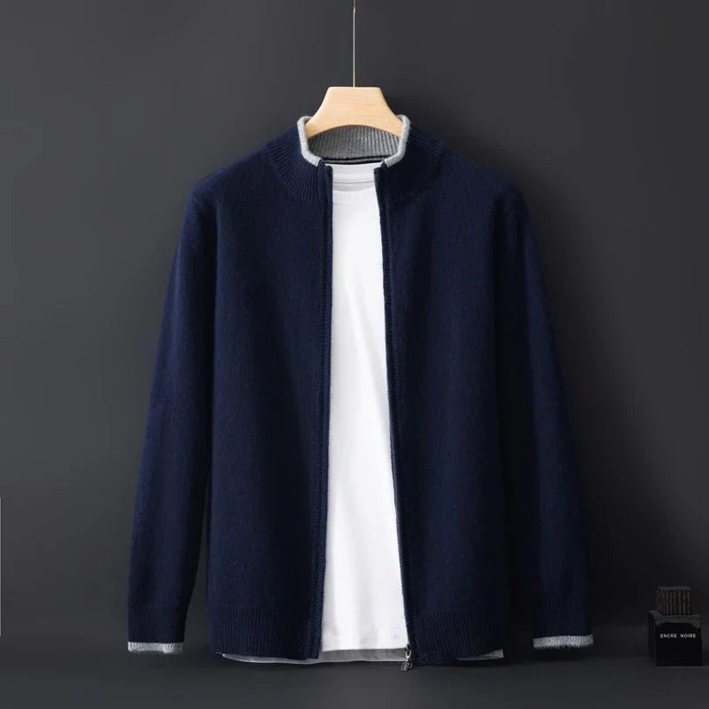 Veste Zipée en Cachemire