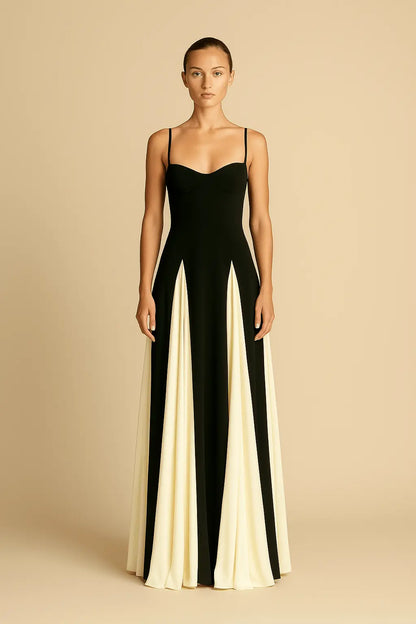 Robe Longue Bicolore