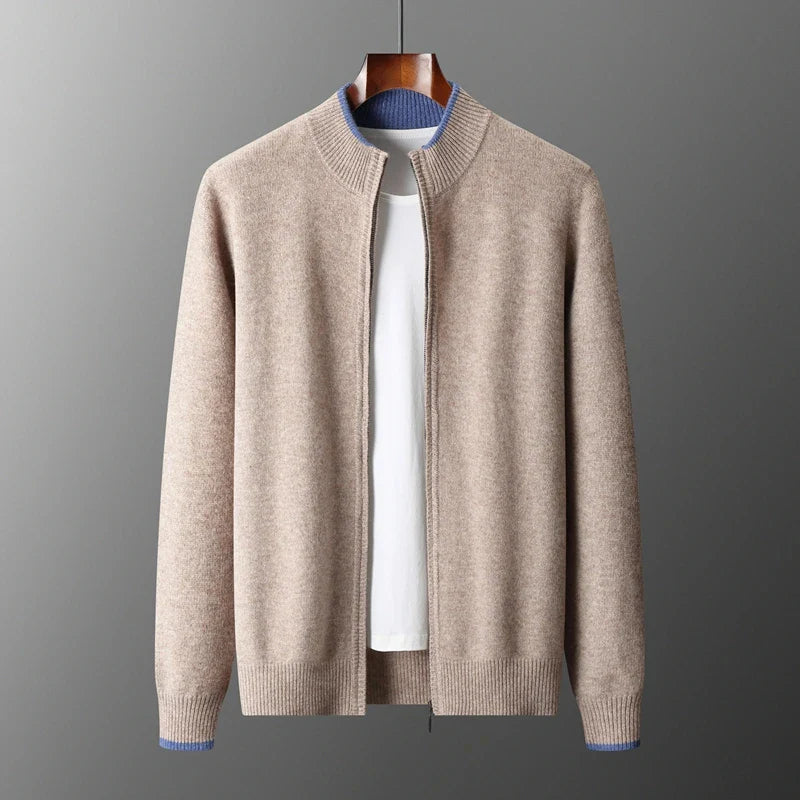Veste Zipée en Cachemire