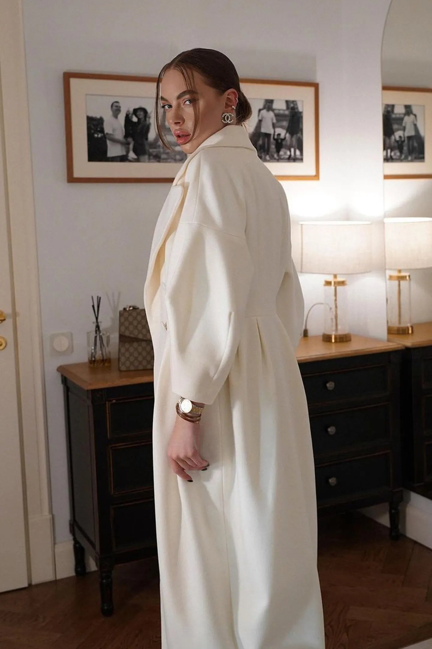 Long Manteau    Cintré