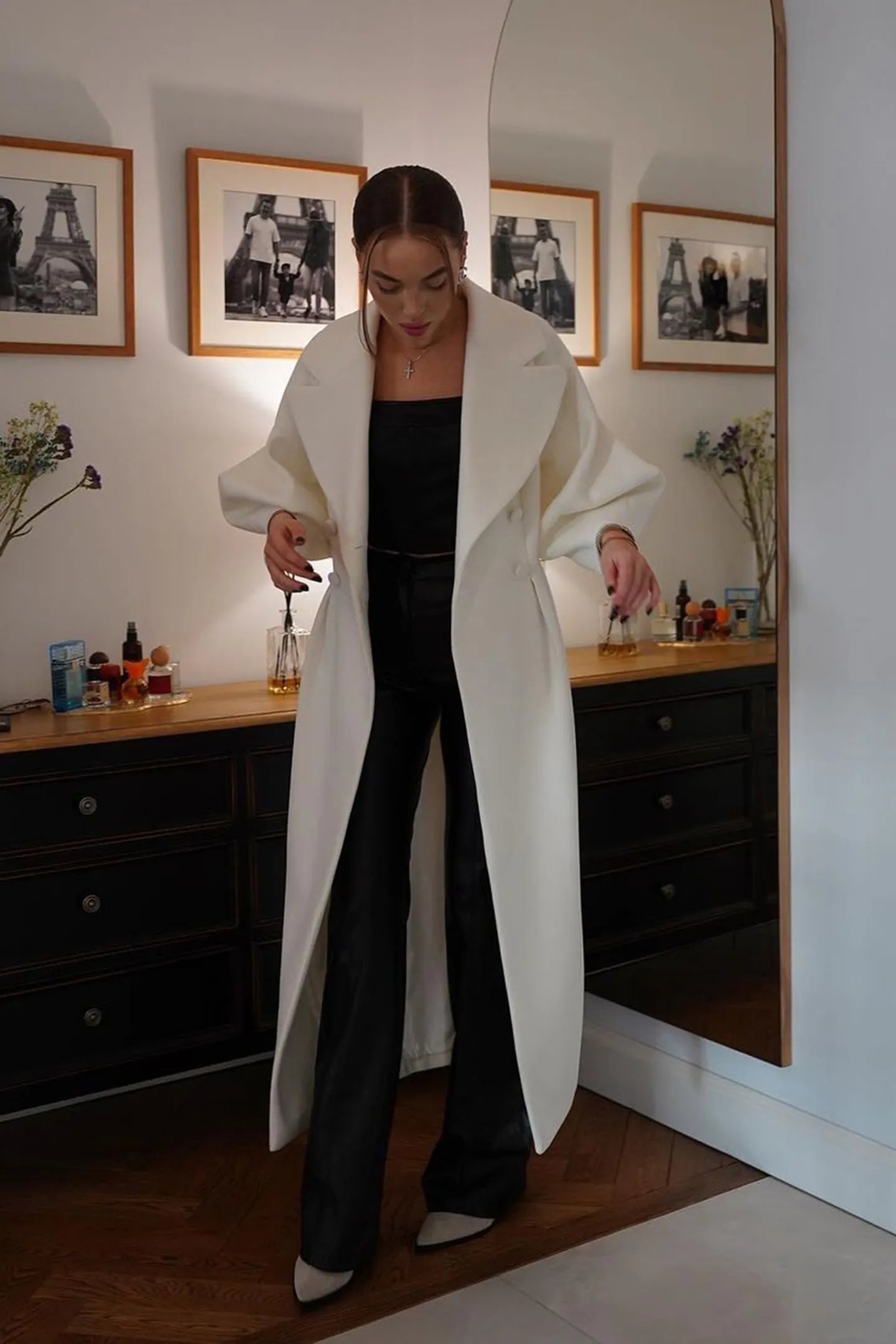 Long Manteau    Cintré