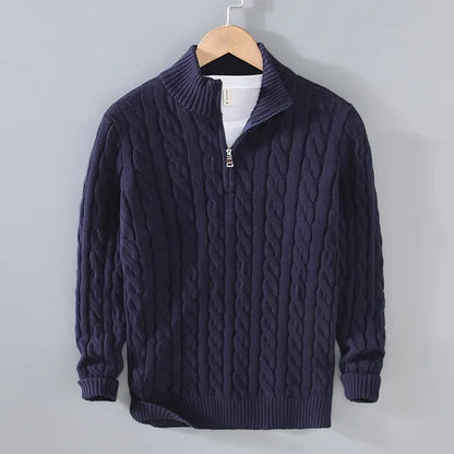 Pull en Coton Zippé