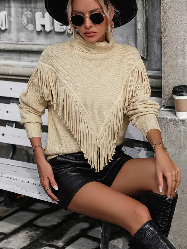 Pull Loose à Franges