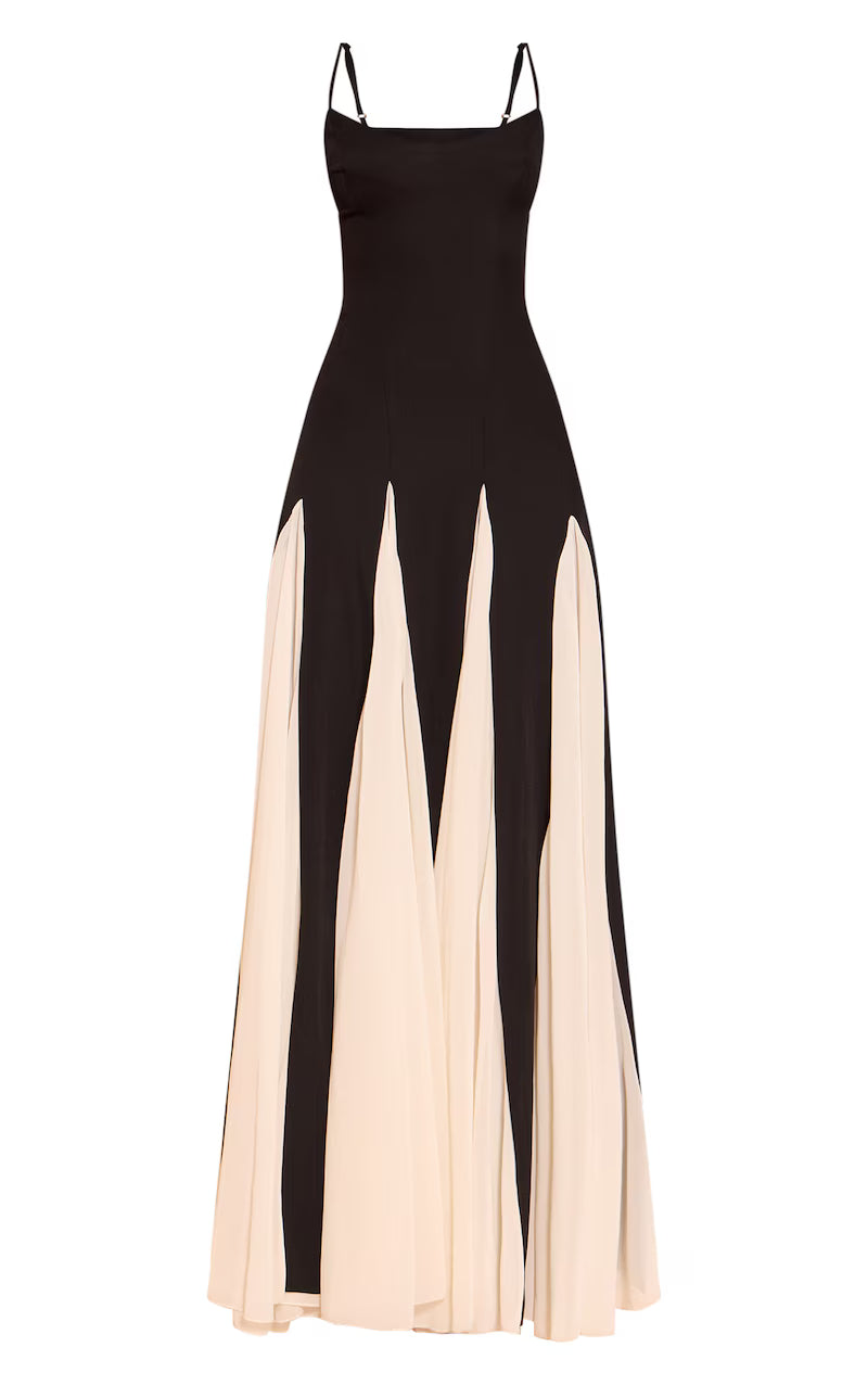 Robe Longue Bicolore