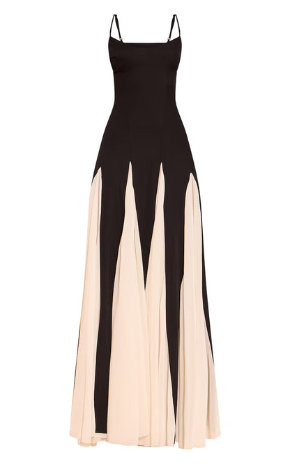 Robe Longue Bicolore