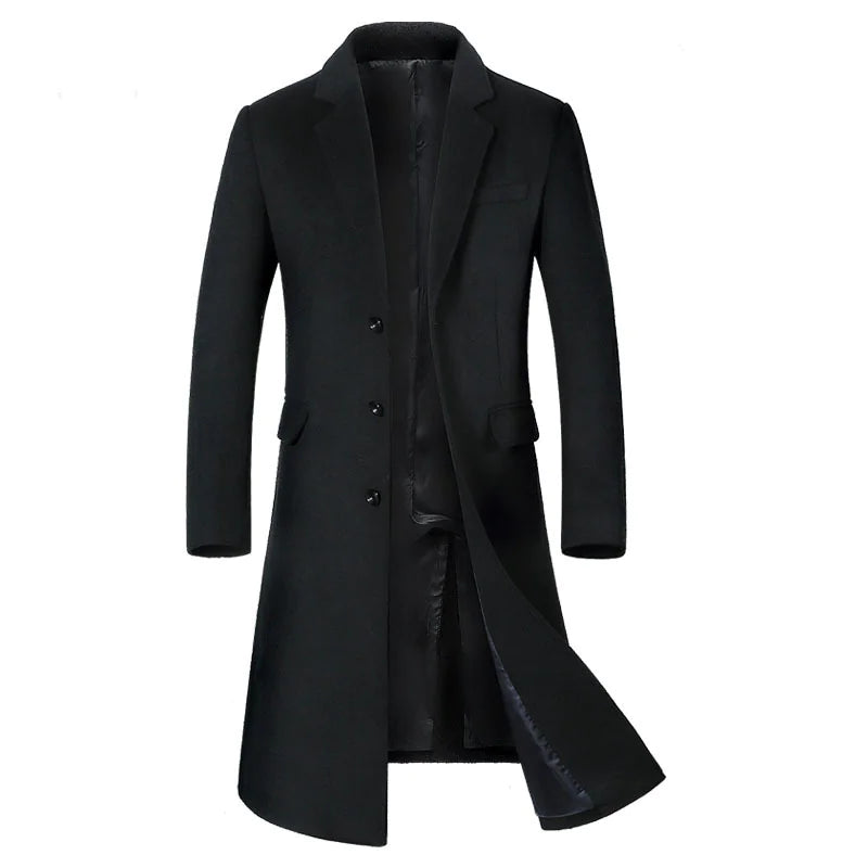 Manteau Long en Laine