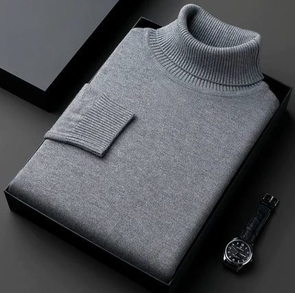Pull en Cachemire à Col Roulé