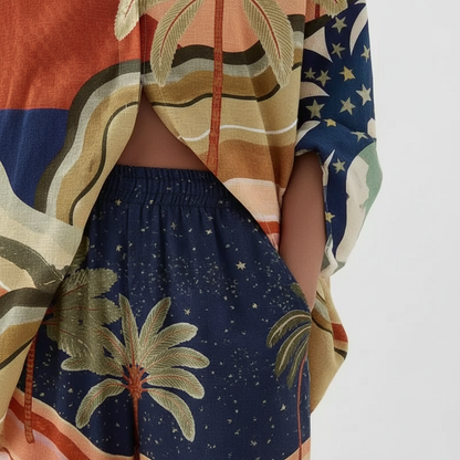 Ensemble Imprimé Tahiti