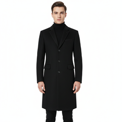 Manteau Long en Laine