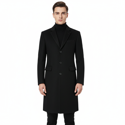 Manteau Long en Laine