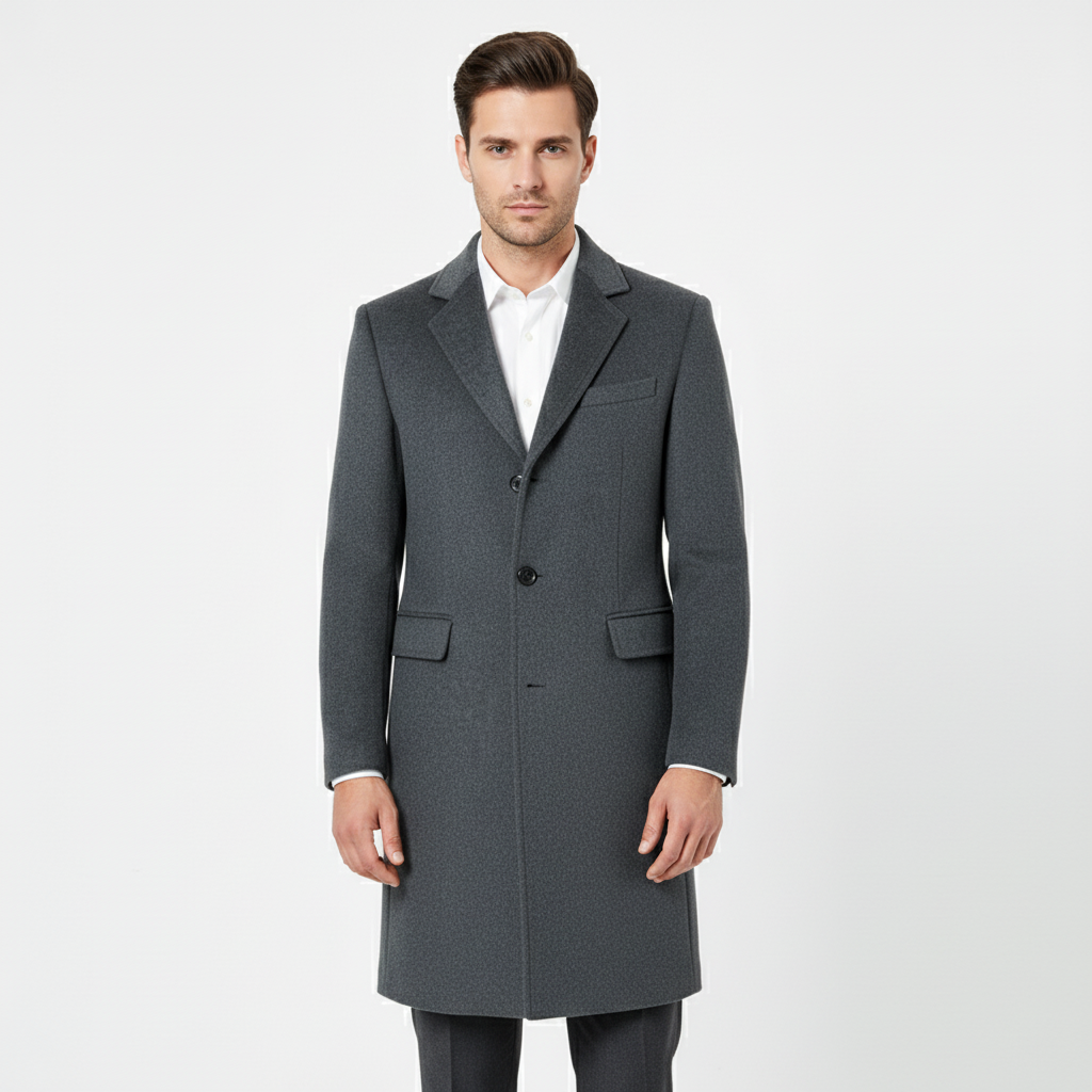 Manteau Long en Laine