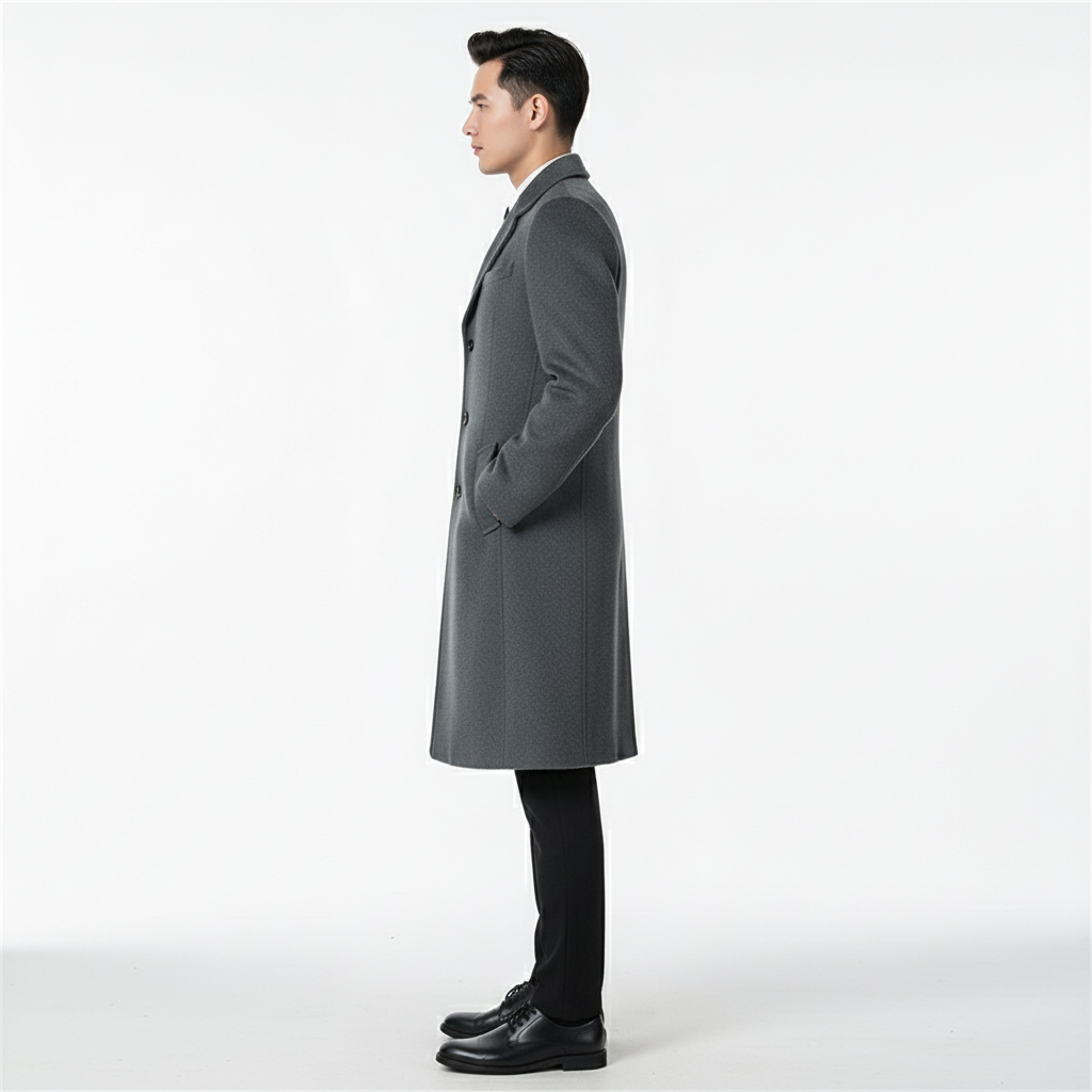 Manteau Long en Laine