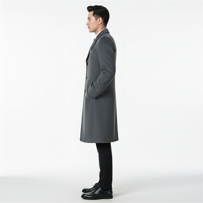 Manteau Long en Laine
