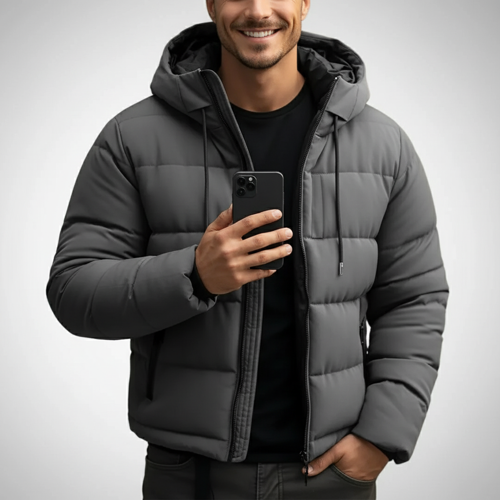 Veste à Capuche en Coton