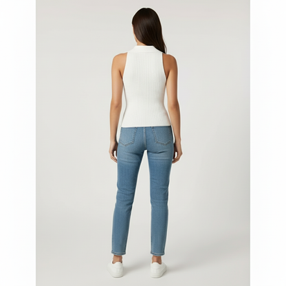 Haut tricoté sans manches