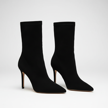 Bottines Suédées à Talons Aiguilles