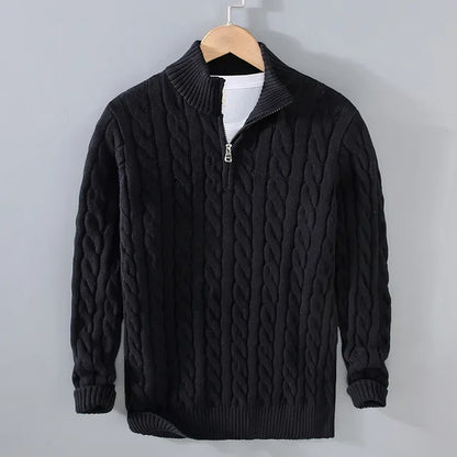 Pull en Coton Zippé