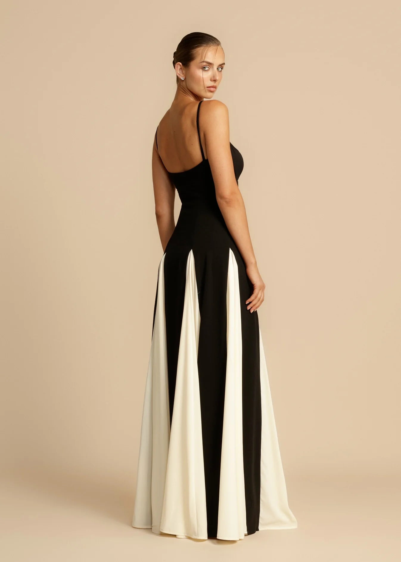 Robe Longue Bicolore