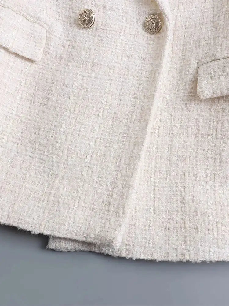 Blazer à Double Boutonnage